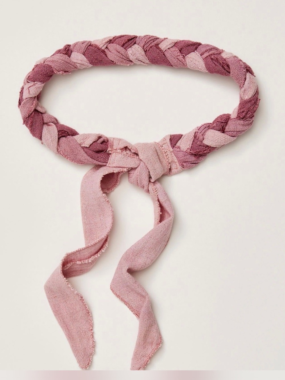 Free People x Curried Myrrh Sincere Soft Headband in Muddy Fuchsia boho